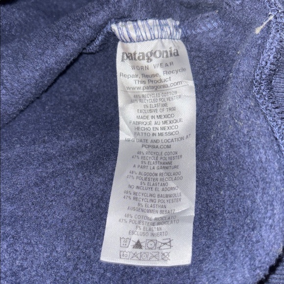 PATAGONIA P-6 Logo Uprisal Hoody in New Navy sz XL - Picture 6 of 6